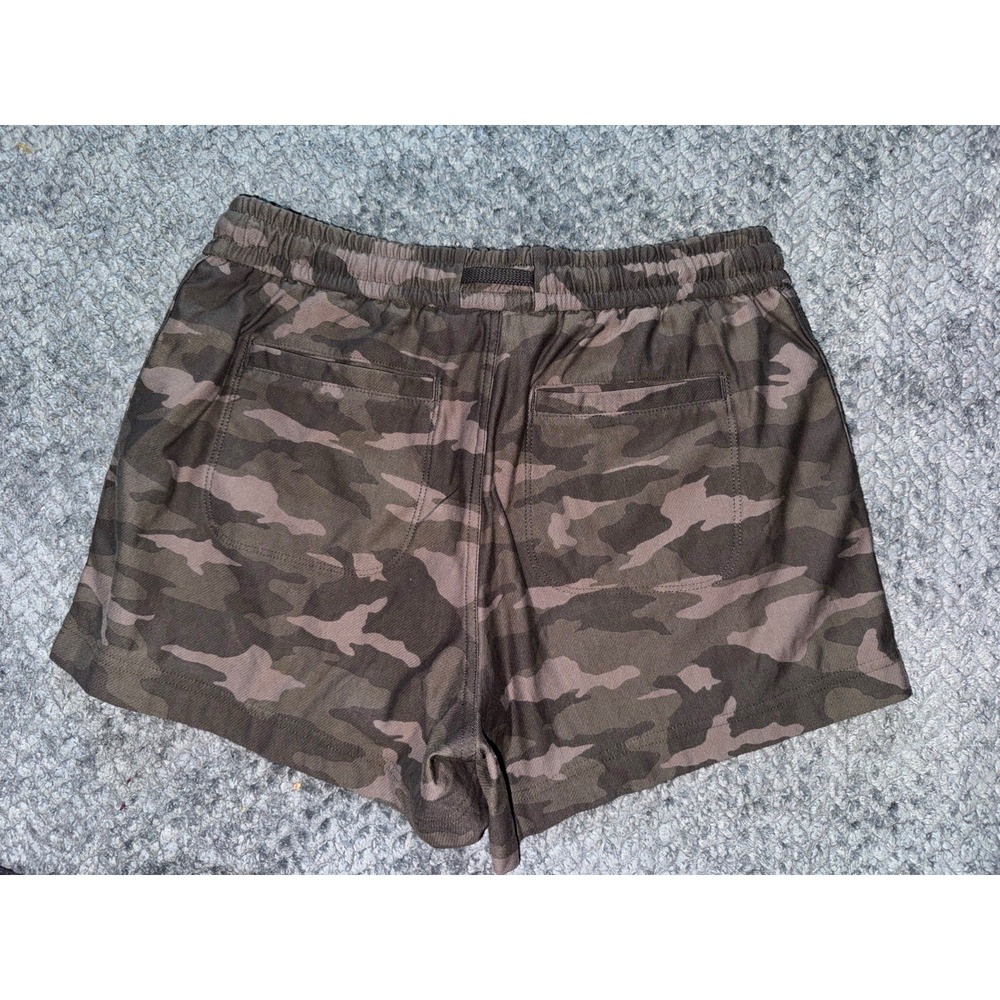 Athleta Women's Camo Farallon Short Drawstring Stretch Side Pockets Size‎ 6 - Picture 6 of 10